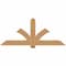 Ekena Millwork Redmond Smooth Timber Gable Bracket, Western Red Cedar, 72"W x 30"H x 5 1/2"D x 5 1/2"F, 10/12 Pitch GBW072X30X0606RED00SWR - alternate 1